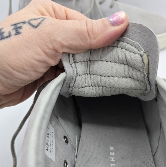 clear weather | one o one light grey suede low-top chukka sneakers | MENS 9.5 - Picture 10 of 11